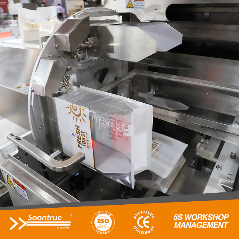 Máquina envasadora al vacío de bolsas prefabricadas