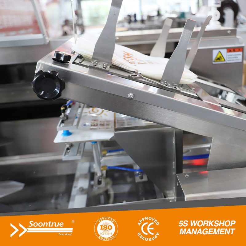 Máquina envasadora al vacío de bolsas prefabricadas