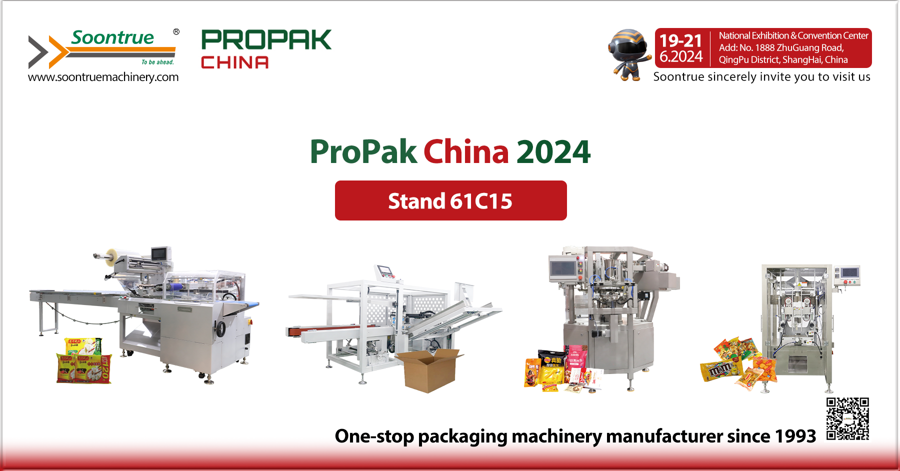 Soontrue Machinery le da la bienvenida a Propak China 2024