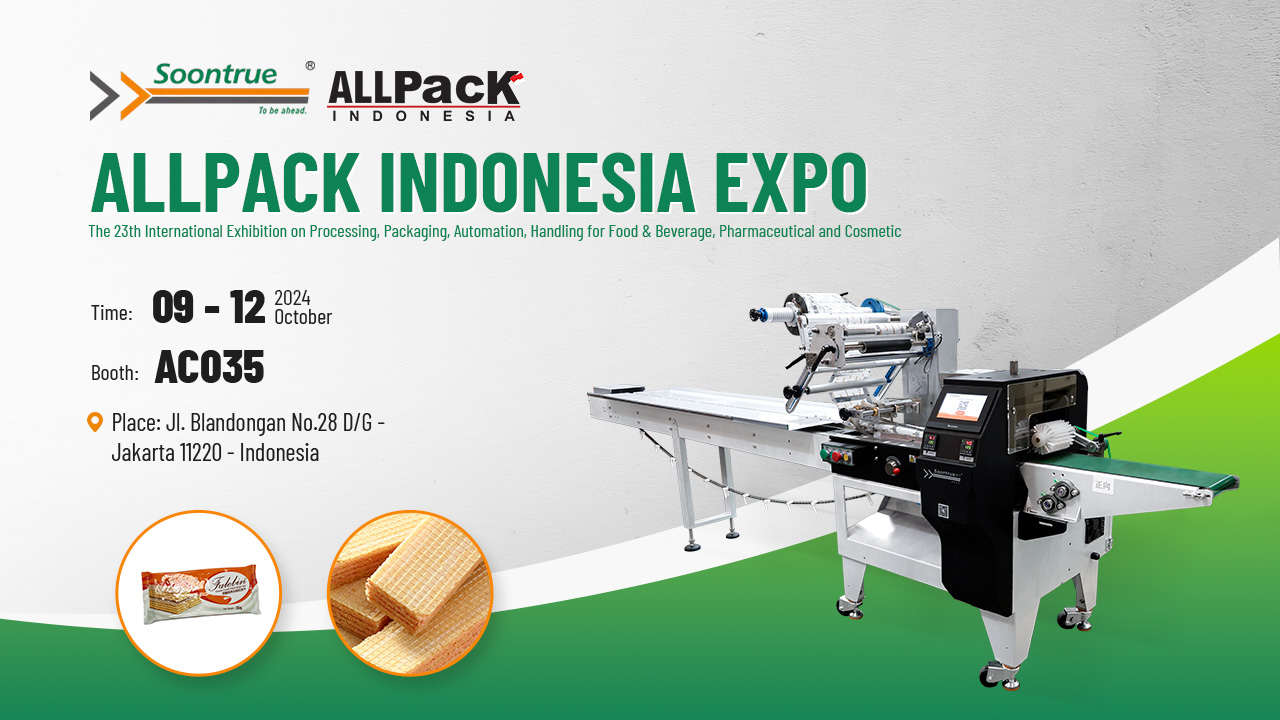 Soontrue Machinery le da la bienvenida a la exposición AllPack Indonesia