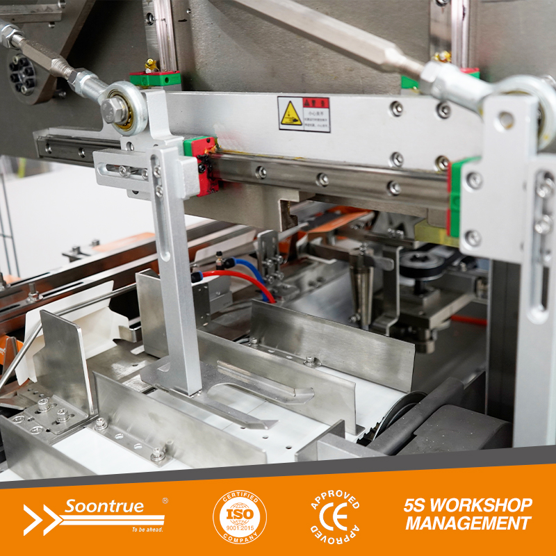 Maquina estuchadora de papel tisú