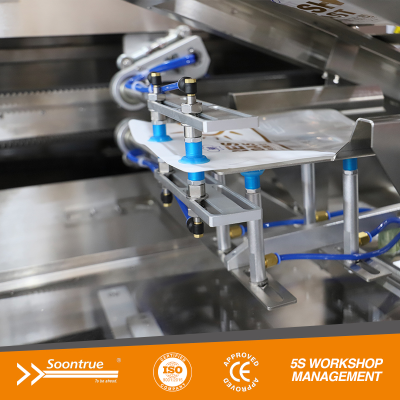 Máquina envasadora al vacío de bolsas prefabricadas