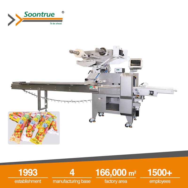 M&aacute;quina envolvedora horizontal de flujo