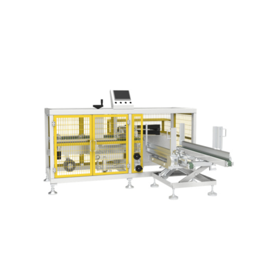 máquina robótica para montar cajas